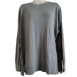 H&M Sage Green Academia Lightweight Long Sleeved Blouse Shirt Top Sweater